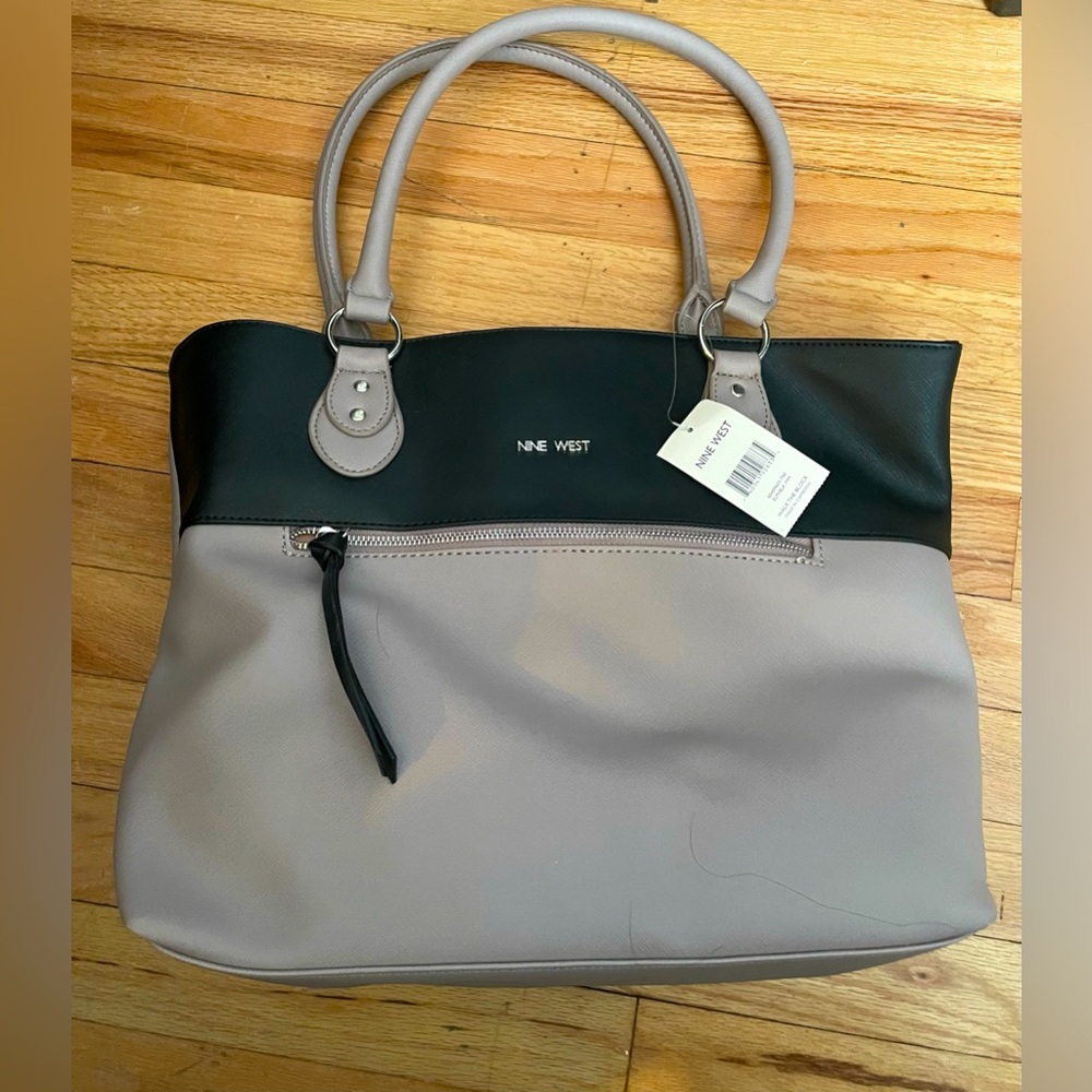 NEW Nine West Walk the Block tote bag large- NWT